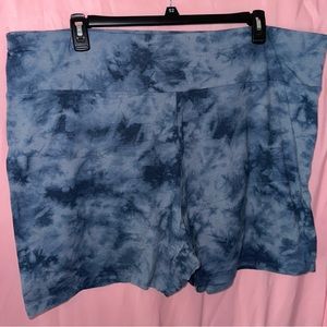 Sonoma Blue Tie Dye Bike Short